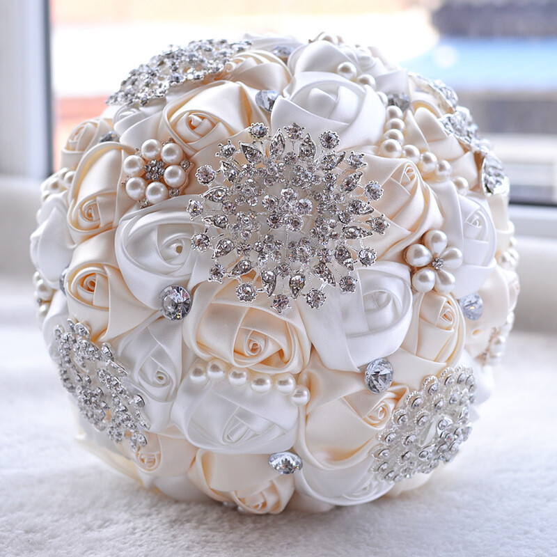 Bride simulation flower holding flower wedding supplies gift