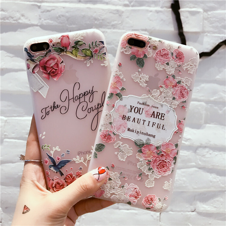 Small Fresh XS Mobile Phone Case Apple 8Plus Protective Cover Huawei Mate20Pro
