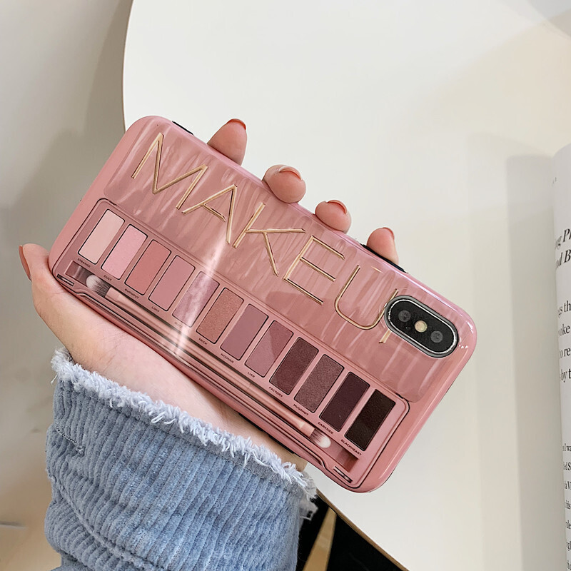 Suitable For Iphone11 Mobile Phone Shell Personality Creative Makeup Eye Shadow Box Imd New Apple XSmax Protective Cover