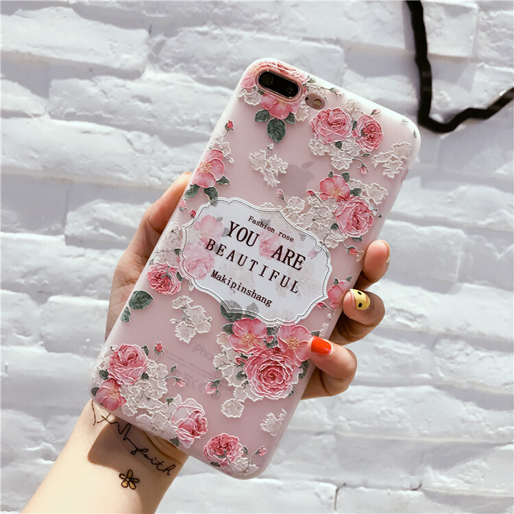 Small Fresh XS Mobile Phone Case Apple 8Plus Protective Cover Huawei Mate20Pro