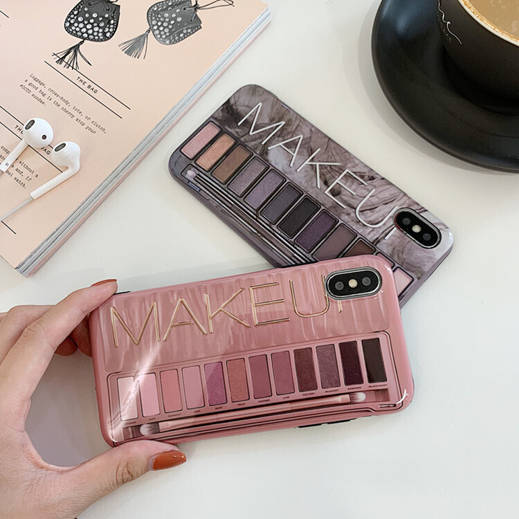 Suitable For Iphone11 Mobile Phone Shell Personality Creative Makeup Eye Shadow Box Imd New Apple XSmax Protective Cover