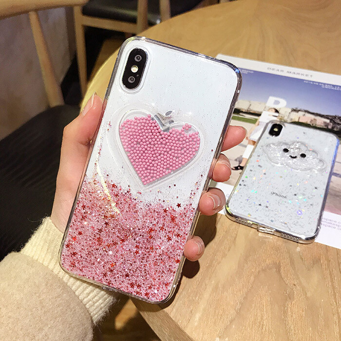 Suitable For Huawei Nova5i Epoxy Mobile Phone Case Glory 9x/20i/8ep20 Heart-shaped Cloud Soft Shell Protective Film