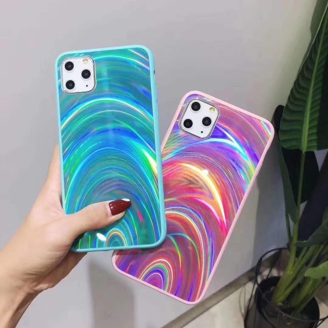 Rainbow Jelly Acrylic IP12pro IP11 IP12pro Max Xr Xsmax Protective Sleeve