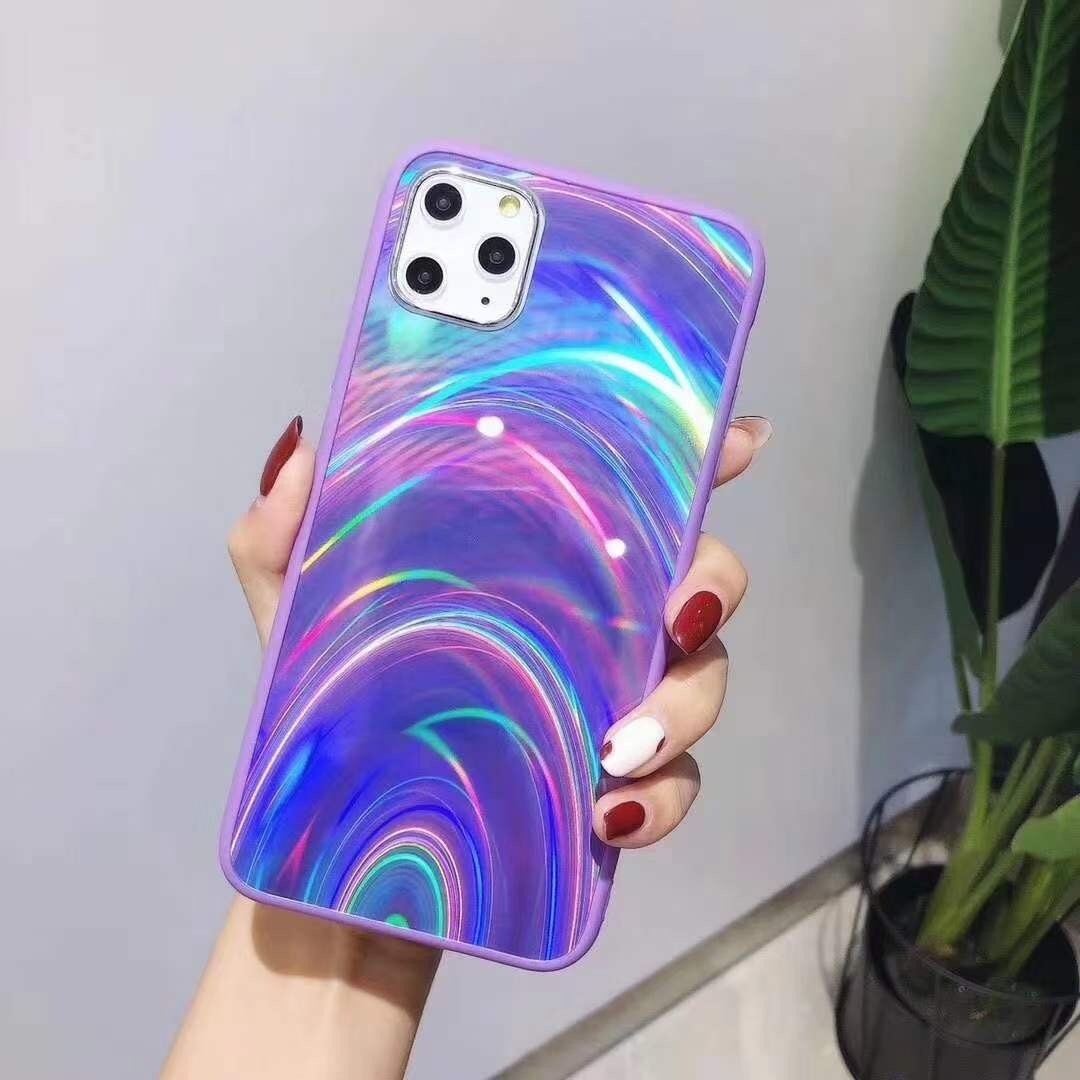 Rainbow Jelly Acrylic IP12pro IP11 IP12pro Max Xr Xsmax Protective Sleeve