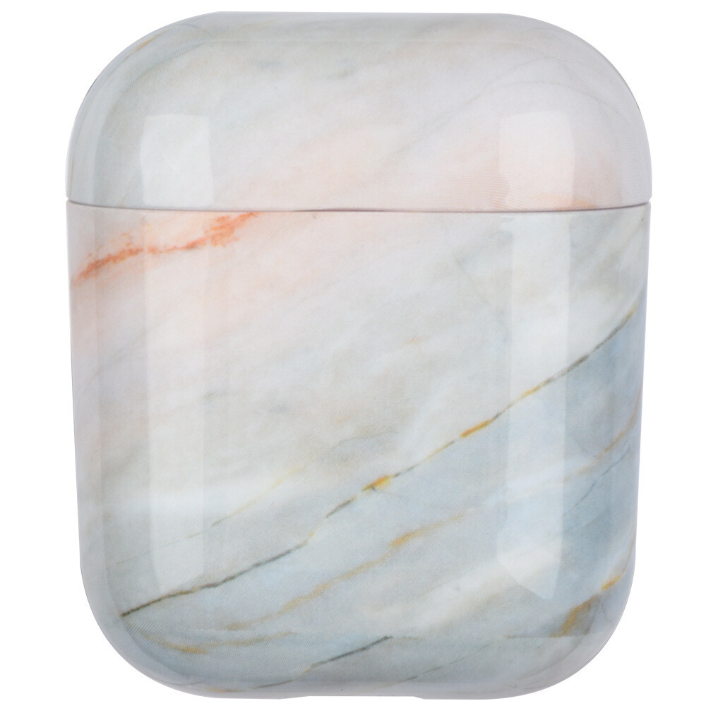 Airpods Protective Cover PC Hard Shell Marble Texture Apple First And Second Generation Universal Headphone Cover