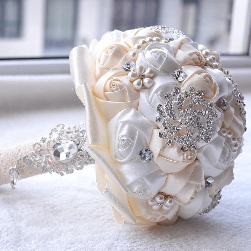 Bride simulation flower holding flower wedding supplies gift
