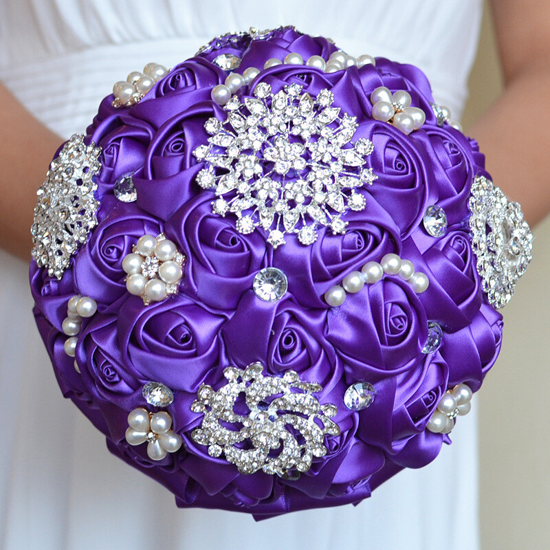 Bride simulation flower holding flower wedding supplies gift