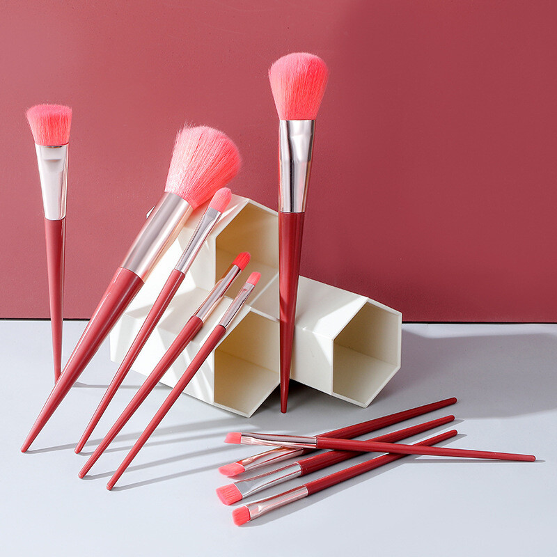 Four Seasons Green Fluorescent Color 10 Pack Makeup Brush