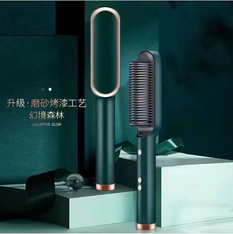 New Electric Hair Curling Iron Household Hair Straightener Dual-purpose Negative Ion Hair Straightening Comb Does Not Hurt Hair Straight Hair Curling Iron