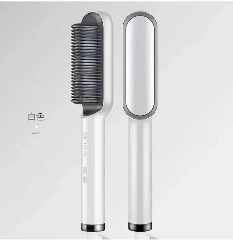 New Electric Hair Curling Iron Household Hair Straightener Dual-purpose Negative Ion Hair Straightening Comb Does Not Hurt Hair Straight Hair Curling Iron