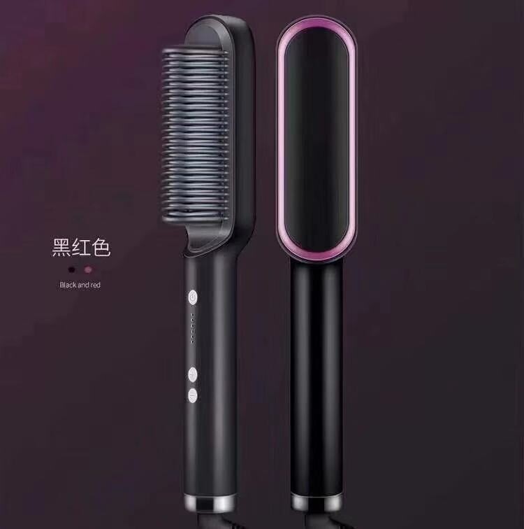 New Electric Hair Curling Iron Household Hair Straightener Dual-purpose Negative Ion Hair Straightening Comb Does Not Hurt Hair Straight Hair Curling Iron