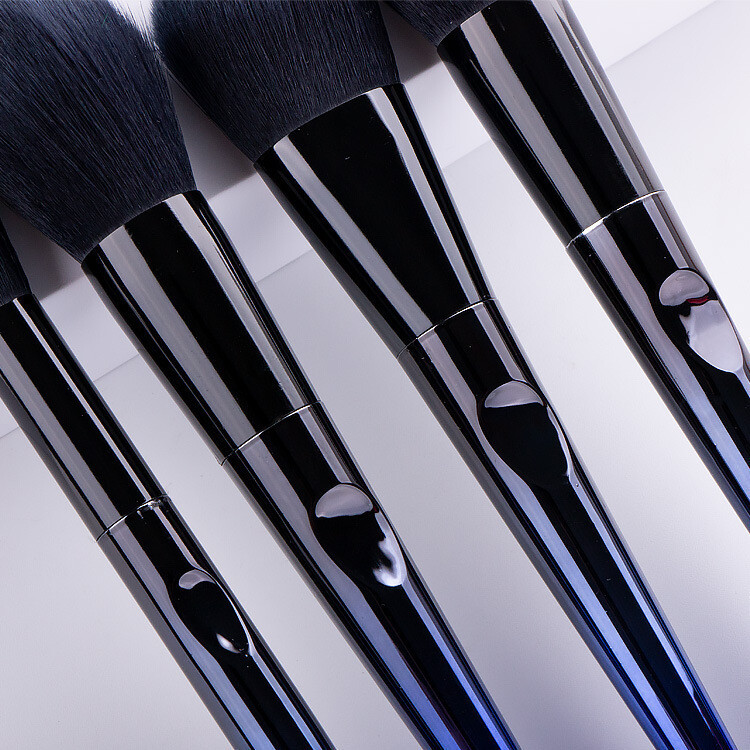 10 Blue Enchantress Makeup Brush Sets, Super Soft Microcrystalline Silk Charm Brush