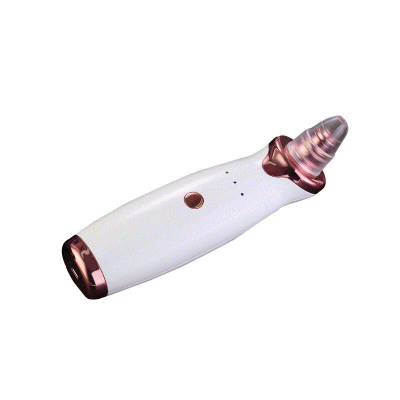 Blackhead Remover Skin Care Face Clean Pore Vacuum Acne Pimple Removal Vacuum Suction Facial Diamond Dermabrasion Tool Machine, Color: White