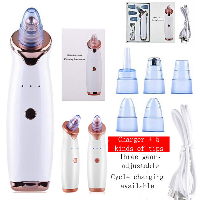 Blackhead Remover Skin Care Face Clean Pore Vacuum Acne Pimple Removal Vacuum Suction Facial Diamond Dermabrasion Tool Machine