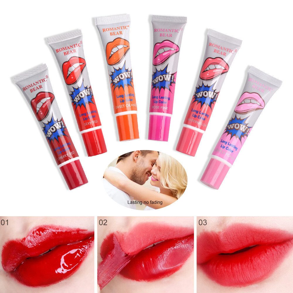 Romantic Bear 6pcs A Pack Of Sexy Lip Gloss