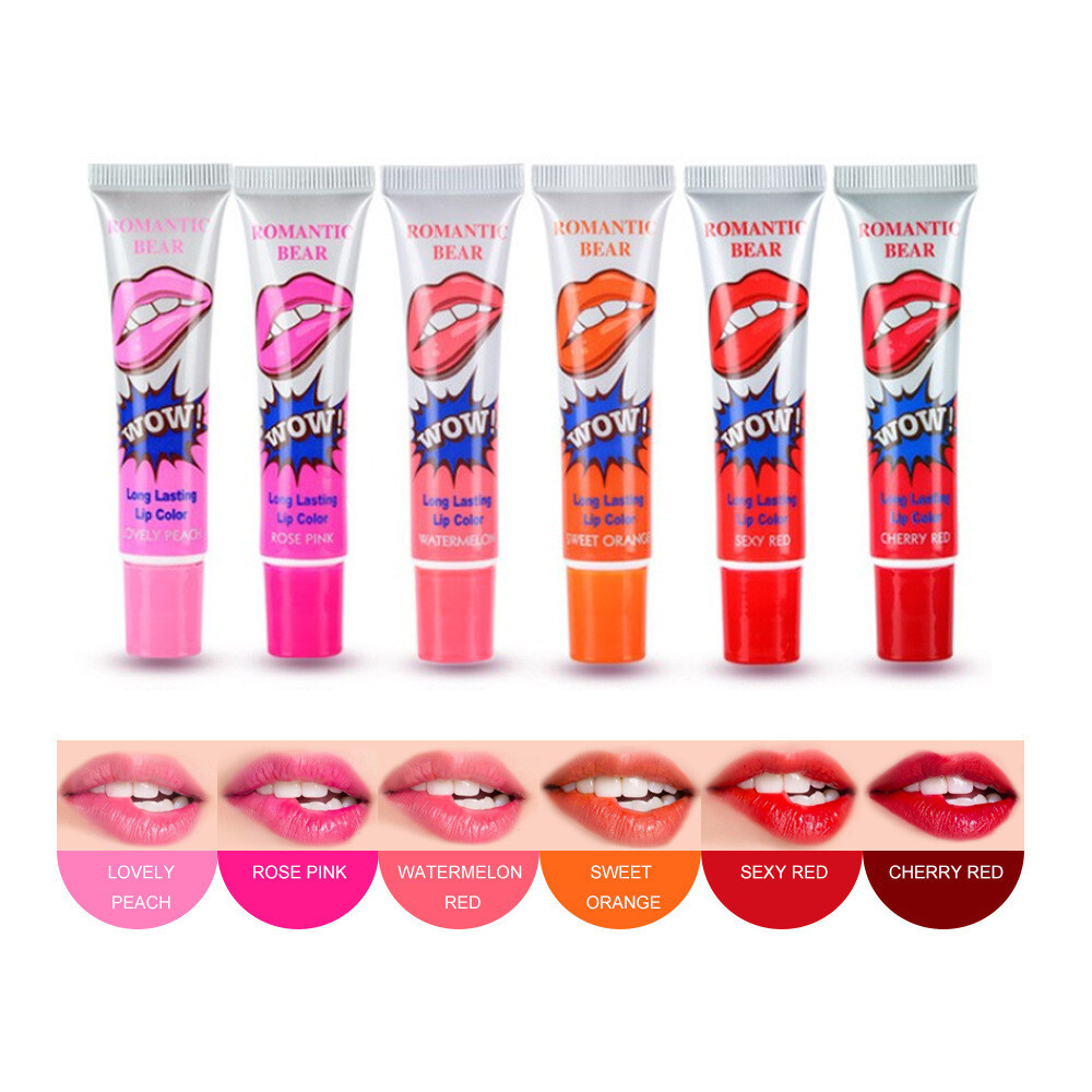Romantic Bear 6pcs A Pack Of Sexy Lip Gloss