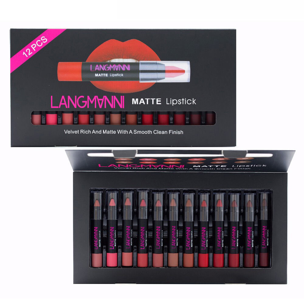 Matte Lipstick Waterproof Long-lasting Velvet Lipstick Set