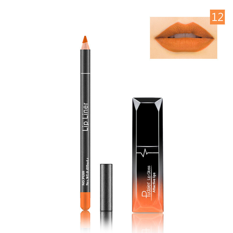 Lip Liner Lipstick, Color: 04-12