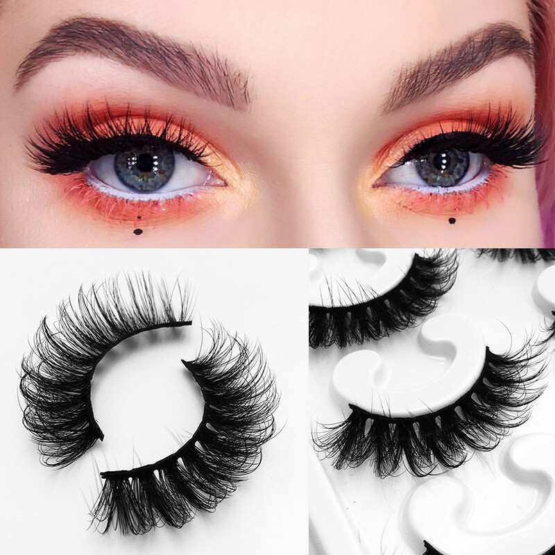 10 Pairs Of Messy Multi-layer High Imitation Mink Hair 8D Thick Explosion False Eyelashes