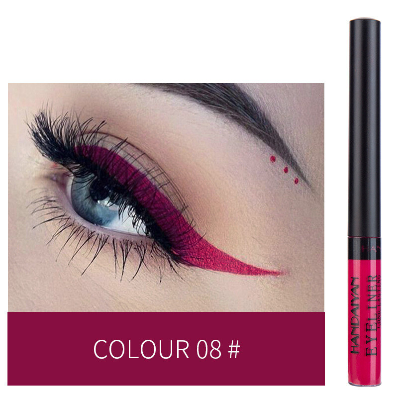 2-color Matte Color Liquid Eyeliner, Long-lasting Non-smudge Eye Shadow Liquid