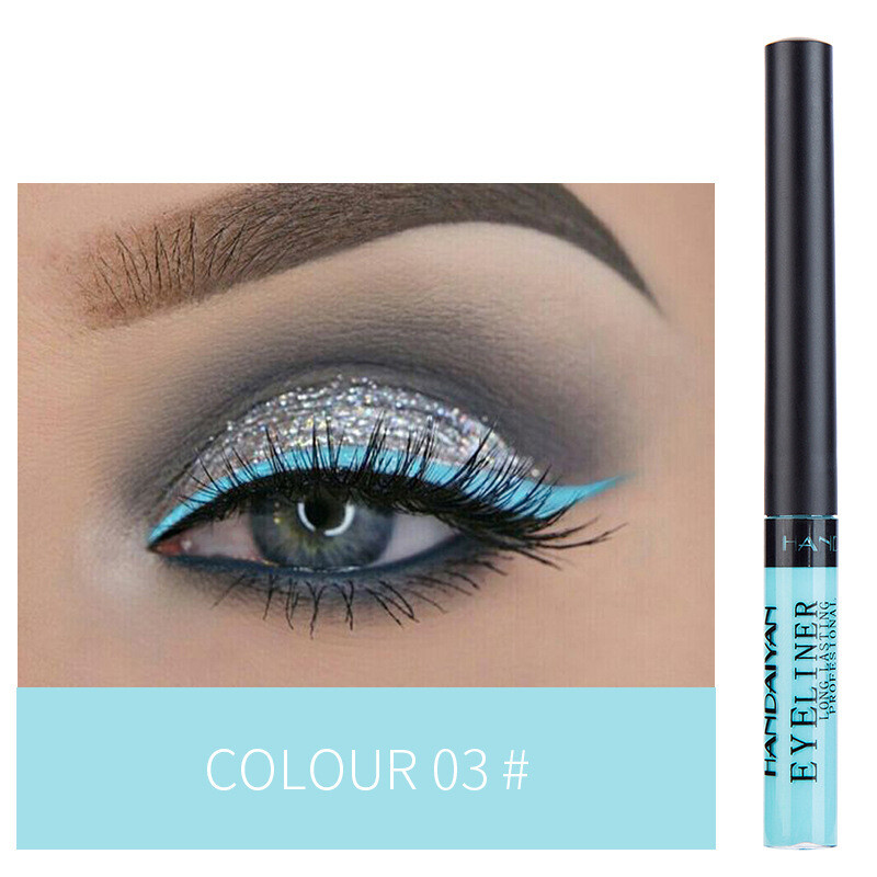 2-color Matte Color Liquid Eyeliner, Long-lasting Non-smudge Eye Shadow Liquid