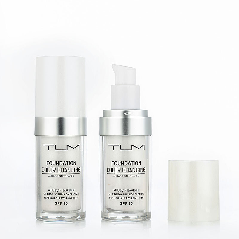 Temperature changing skin color liquid foundation brightening portable Concealer liquid