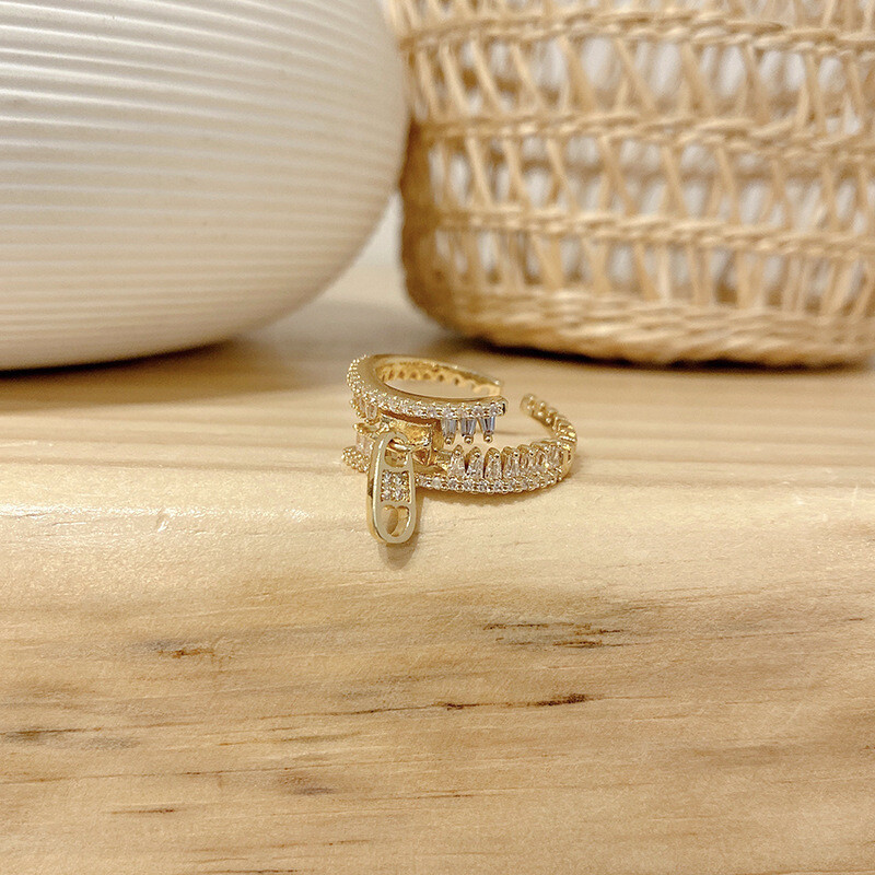  simple zircon open ring