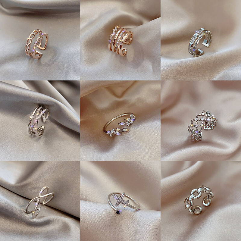  simple zircon open ring