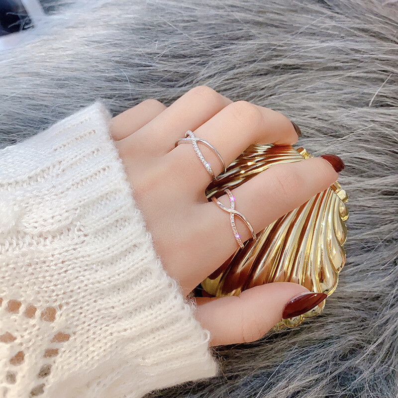 simple zircon open ring
