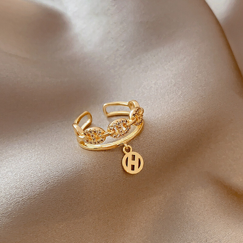  simple zircon open ring