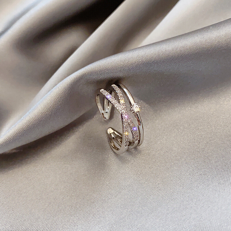  simple zircon open ring