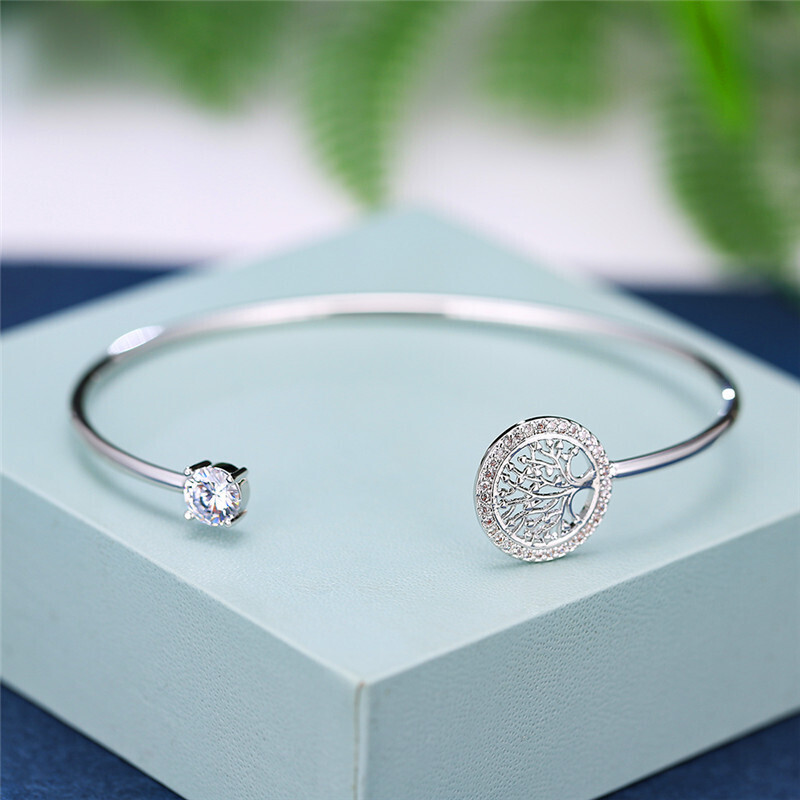 Independence Station Tree Of Destiny Bracelet Gold-plated Open Bracelet 