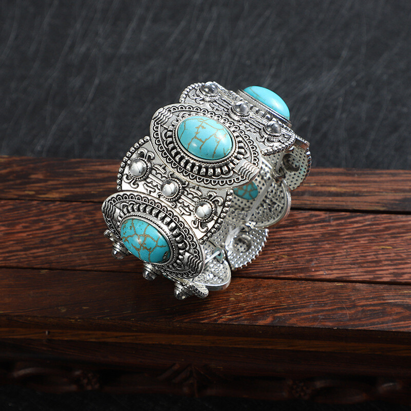 Gypsy Wanderer Turquoise Bracelet