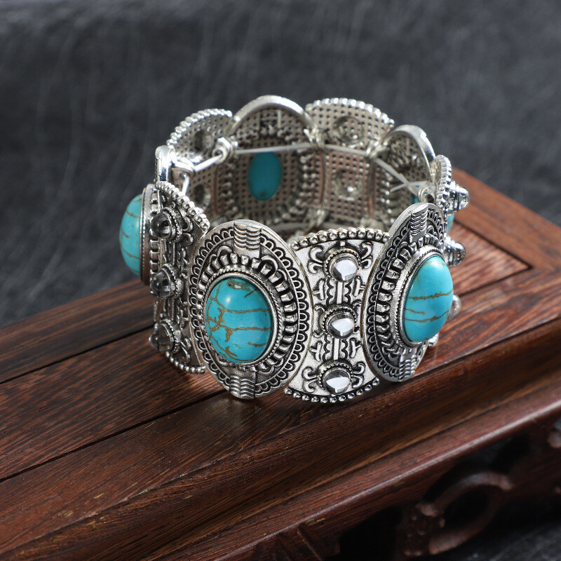 Gypsy Wanderer Turquoise Bracelet