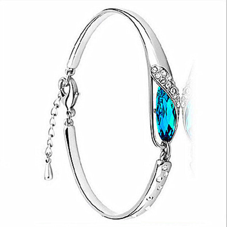 Fashion Jewelry Shijia Glass Shoe Crystal Bracelet