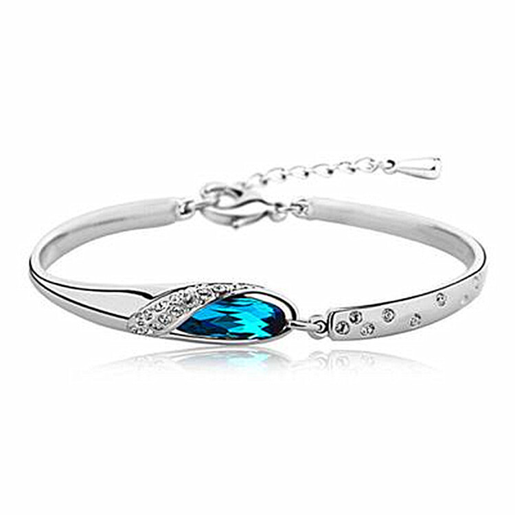 Fashion Jewelry Shijia Glass Shoe Crystal Bracelet