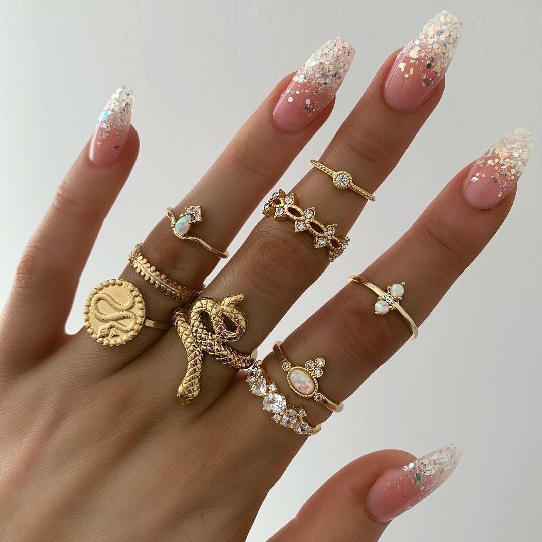 Cross ring set, Style: 7054