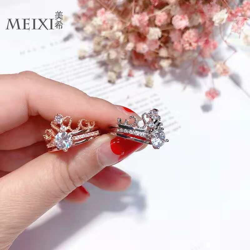 Fashion 100 languages I love you Projection Ring Personality Couple Ring