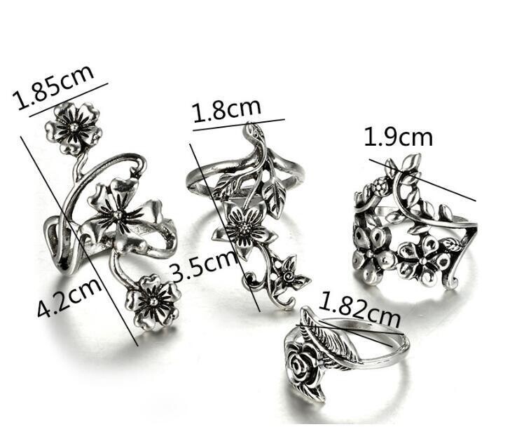 The Flower Goddess Ring Set