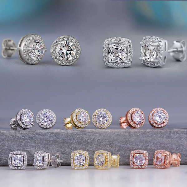  Zircon Ladies All-match Earrings