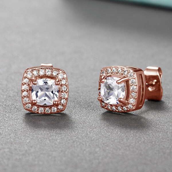  Zircon Ladies All-match Earrings
