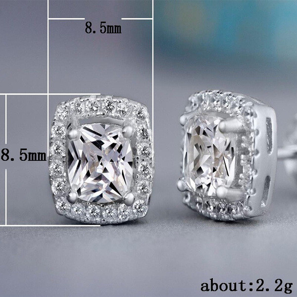 Zircon Ladies All-match Earrings