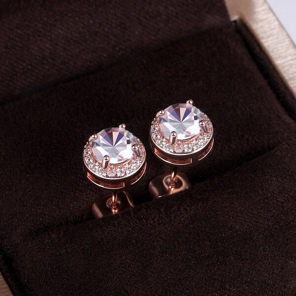  Zircon Ladies All-match Earrings