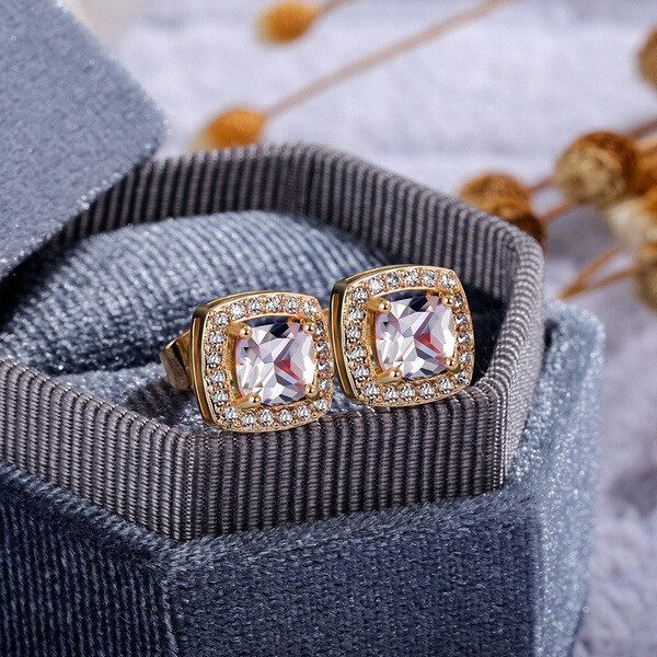  Zircon Ladies All-match Earrings