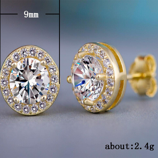  Zircon Ladies All-match Earrings