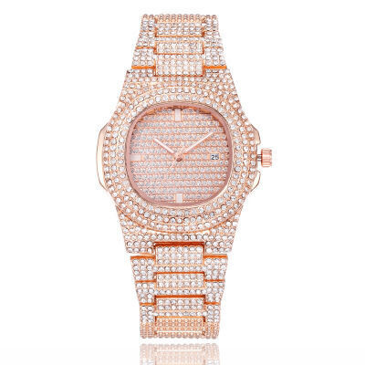 Fashionable Simple Gypsophila Water Diamond British Watch