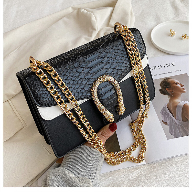 2022 Will Do The New Trendy Bacchus Bag Crocodile Pattern Western Fashion Chain Shoulder Messenger Bag
