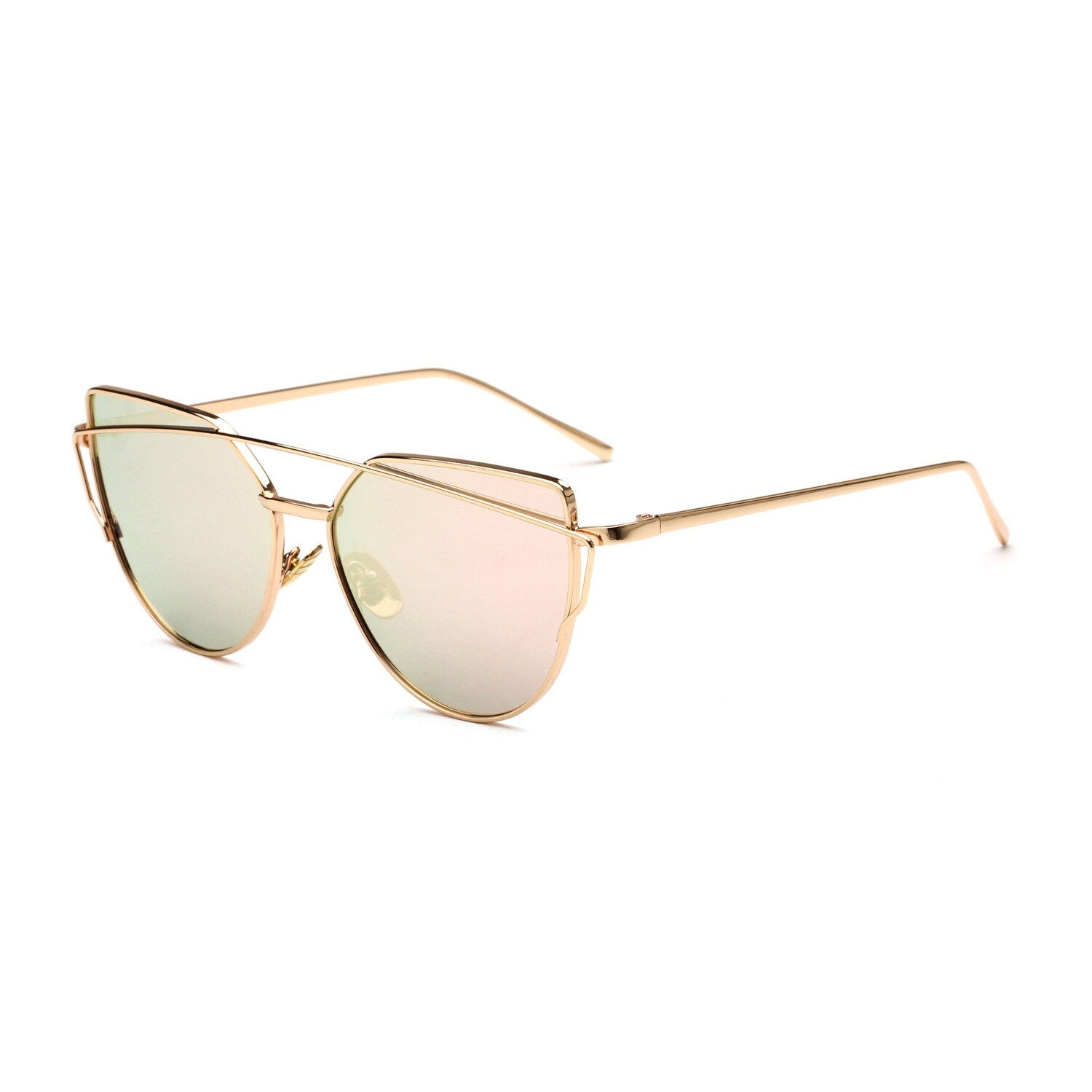 Female Vintage Gold Sunglasses