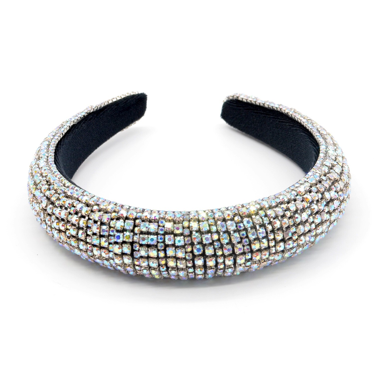Full crystal bling headband, Color: Colorful ab diamond style