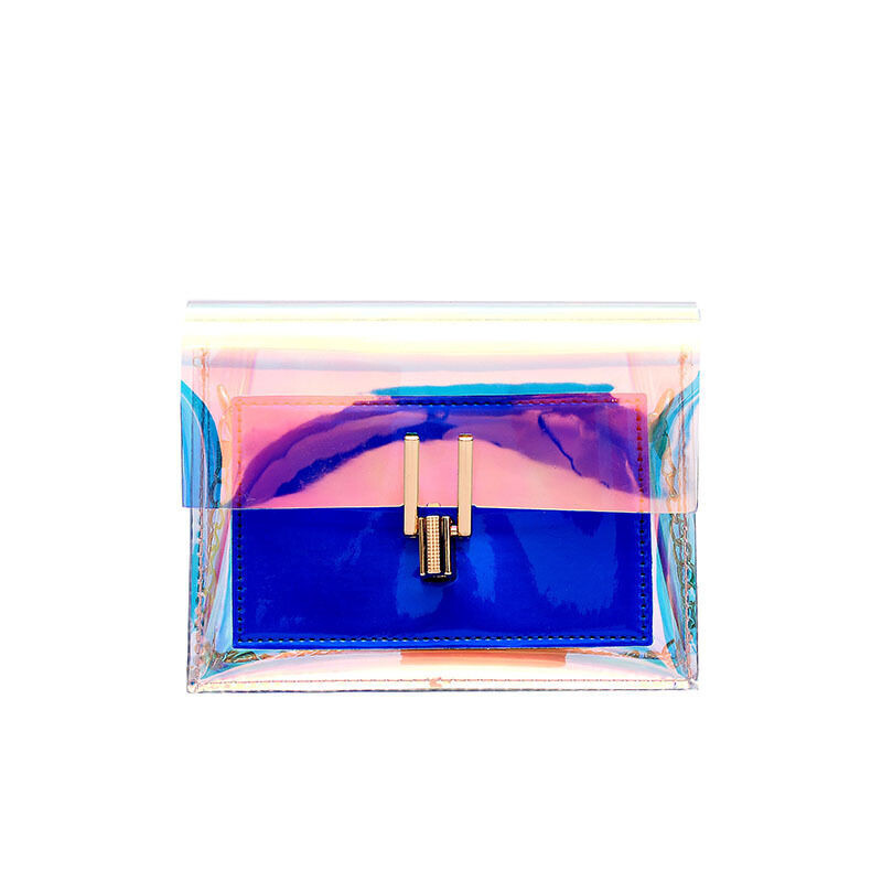 Women Shoulder Bag Fashion holographic Transparent Crossbody Bags Messenger Shoulder Beach bag